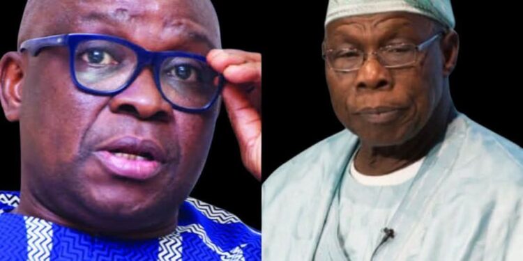 Breaking: Fayose says Obasanjo belongs to the zoo in a ‘thank you’ message after OBJ attended his 65th birthday
