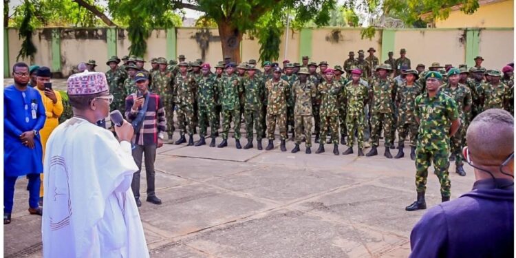 ‘Your sacrifices won’t be in vain’ — Matawalle says Tinubu proud of troops’ success in north-west